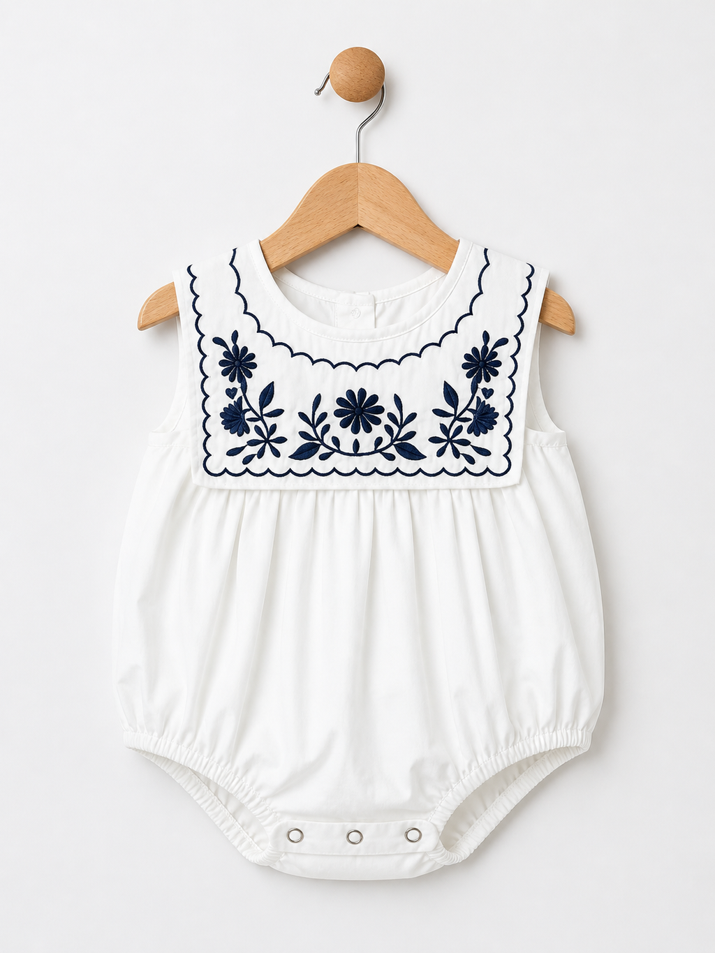 Maisie romper in white