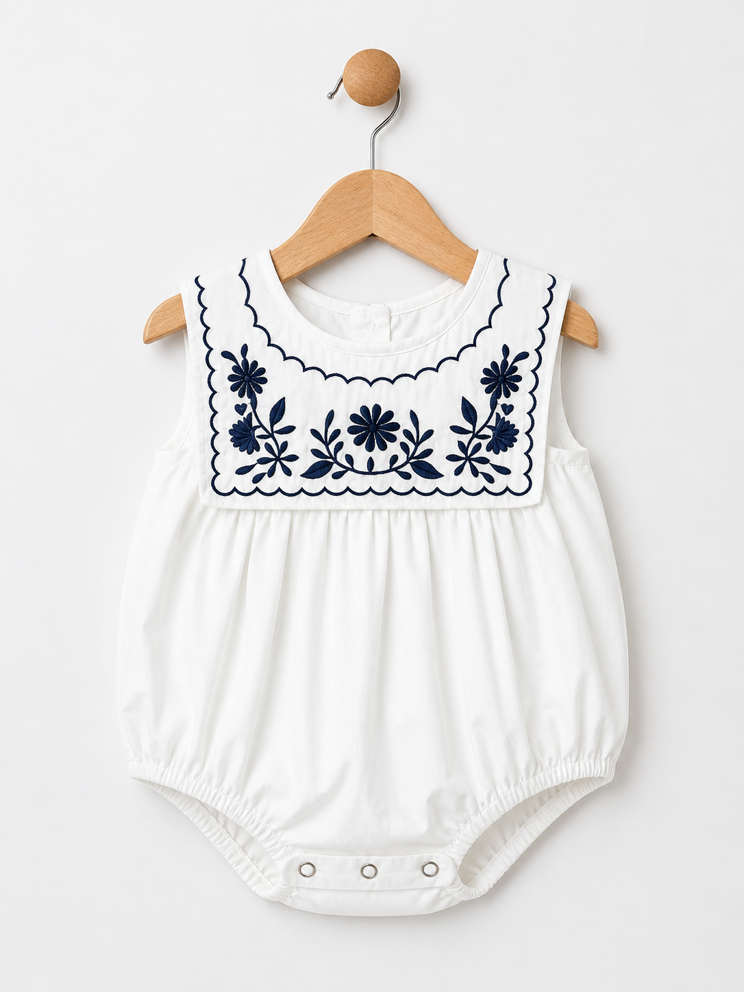 Maisie romper in white