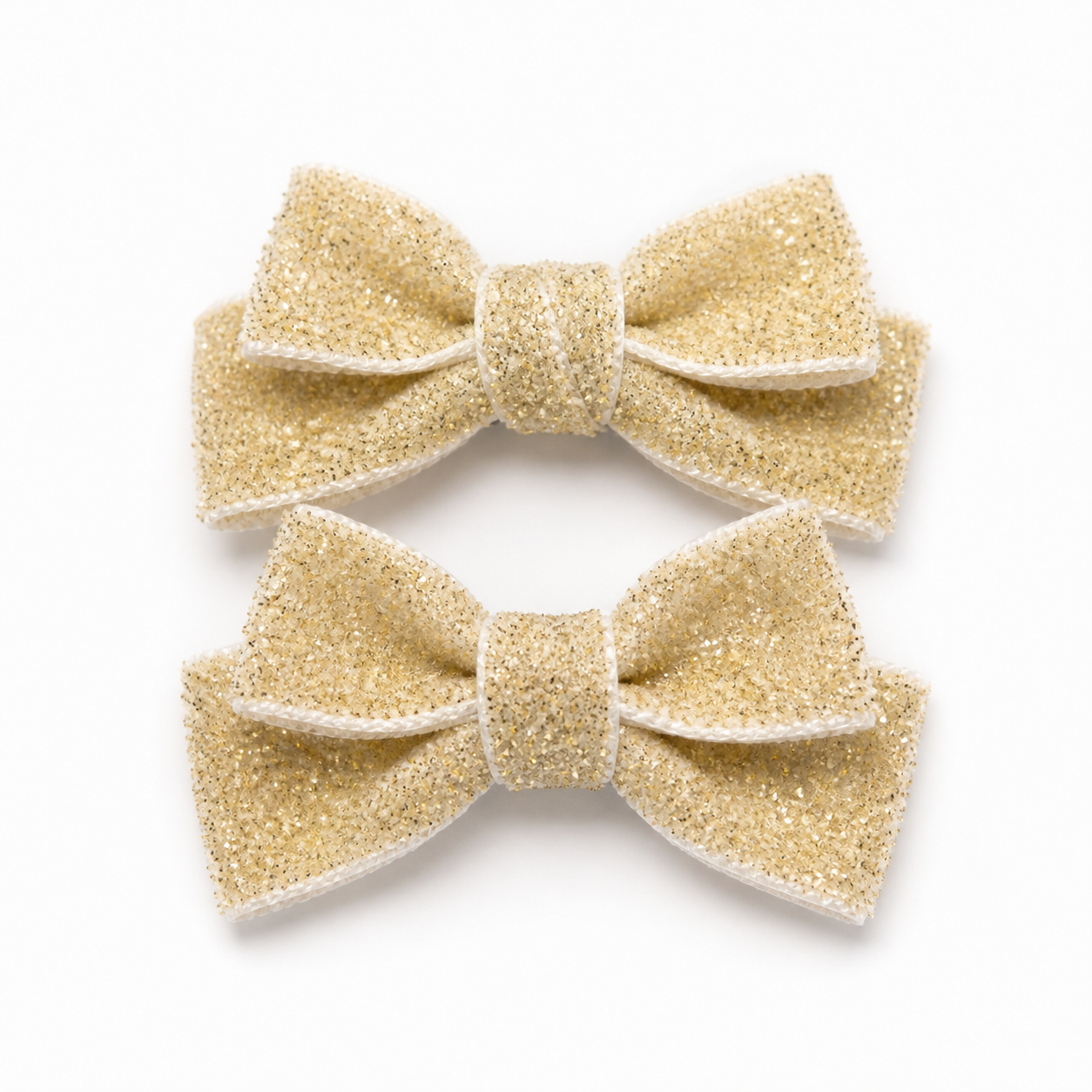 Goldilocks glitter bows