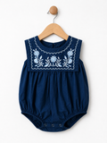 Maisie romper in navy blue