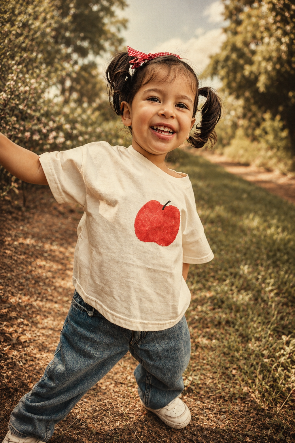 Korean style Apple tshirt