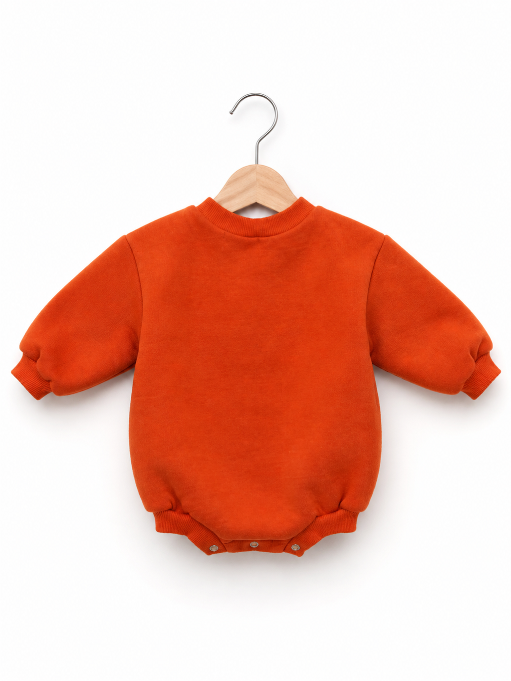 Smiley sweatshirt onesie