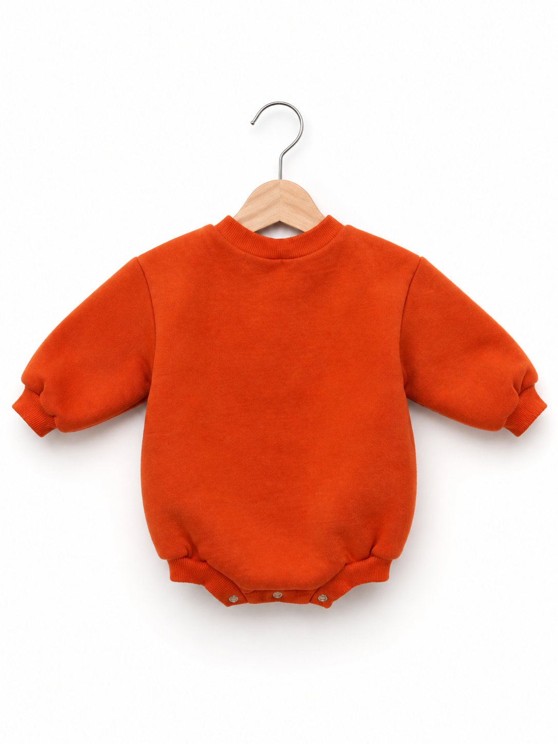 Smiley sweatshirt onesie