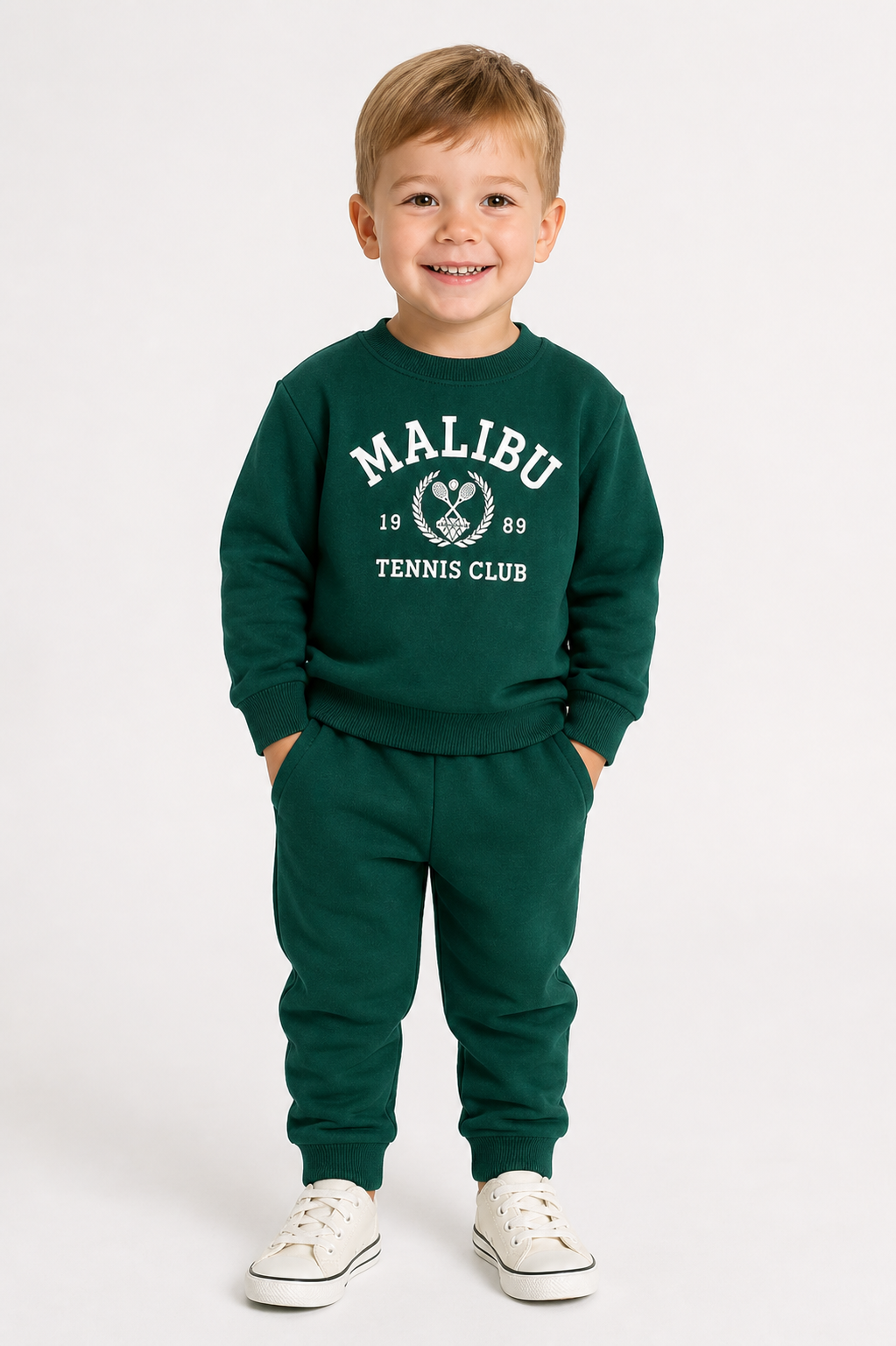 Hunter green Malibu sweats