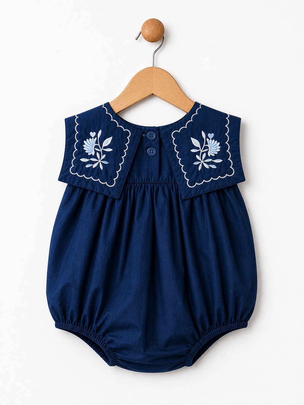 Maisie romper in navy blue