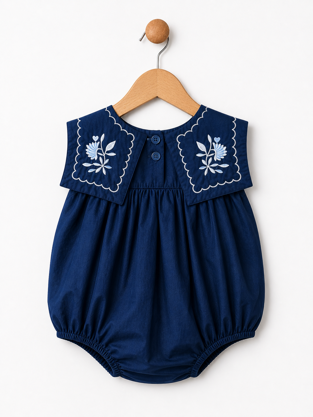 Maisie romper in navy blue